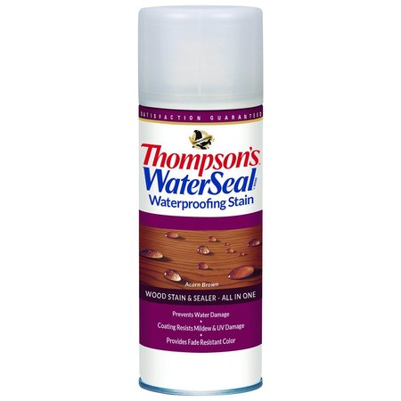 THOMPSONS WATERSEAL Waterproofing Stain, Acorn Brown, Liquid, 11.75 oz, Aerosol Can TH.012541-18